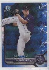 2022 Bowman Chrome Draft Sapphire Edition Gabriel Hughes #BDC-151 11yf