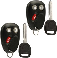 Key Fob Keyless Entry Remote with Ignition Key Fits 2003-2006 Chevy Avalanche Eq
