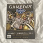 VINTAGE 2010 NEW ORLEANS SAINTS MINNESOTA VIKINGS NFC CHAMPIONSHIP PROGRAM — photo 1