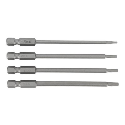 Schraubendreher Schraubendreher-Bits Silber 0/2 0mm 1 1/4'' Sechskantschaft