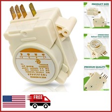 Replacement Defrost Timer Control for G-E Hot-Point Refrigerator White Plastic