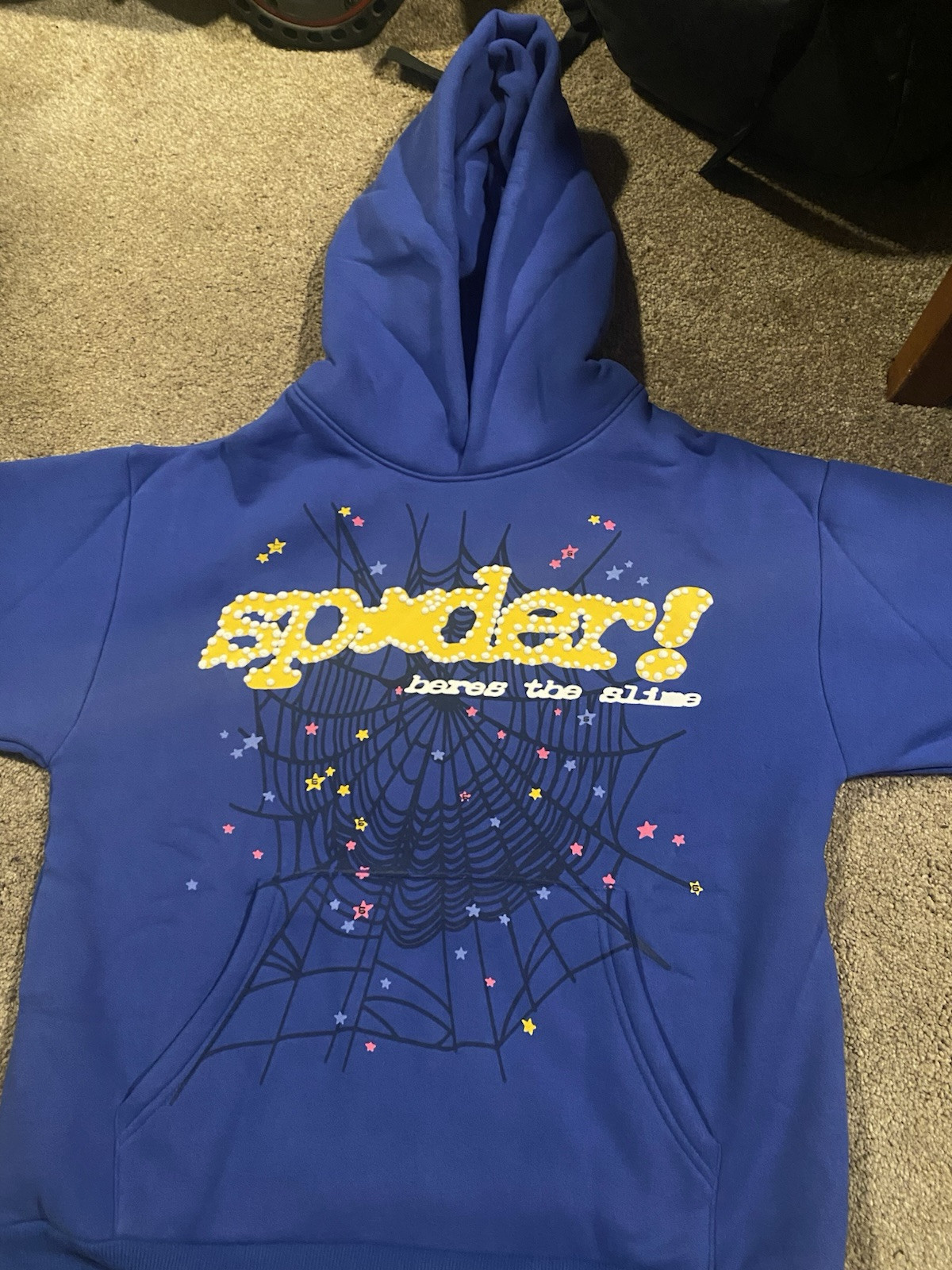 Sp5der TC Blue Hoodie for Ultimate Comfort and Style image 2