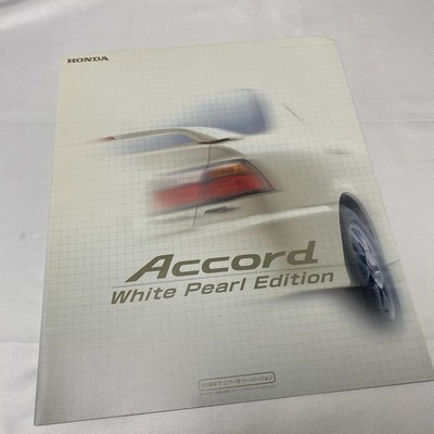 1999 Honda Accord SiR SiR-T White Pearl Edition JDM Brochure Catalog CF4 CF5