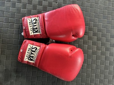 Rare Vintage 1980's Cleto Reyes Boxing Gloves 14oz Blue Lining
