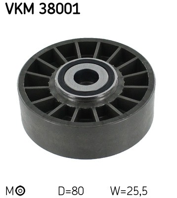 Lower SKF-OE VKM 38001 Belt Tensioner, V-ribbed belt for BMW,DAEWOO,MERCEDES-BEN