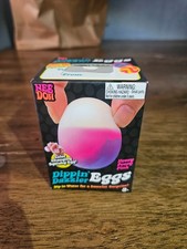Nee Doh Squish Dippin  Dazzler Eggs   Color Changing Fidget Toy - New
