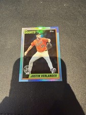 2025 topps update justin verlander retro foil black 01/10