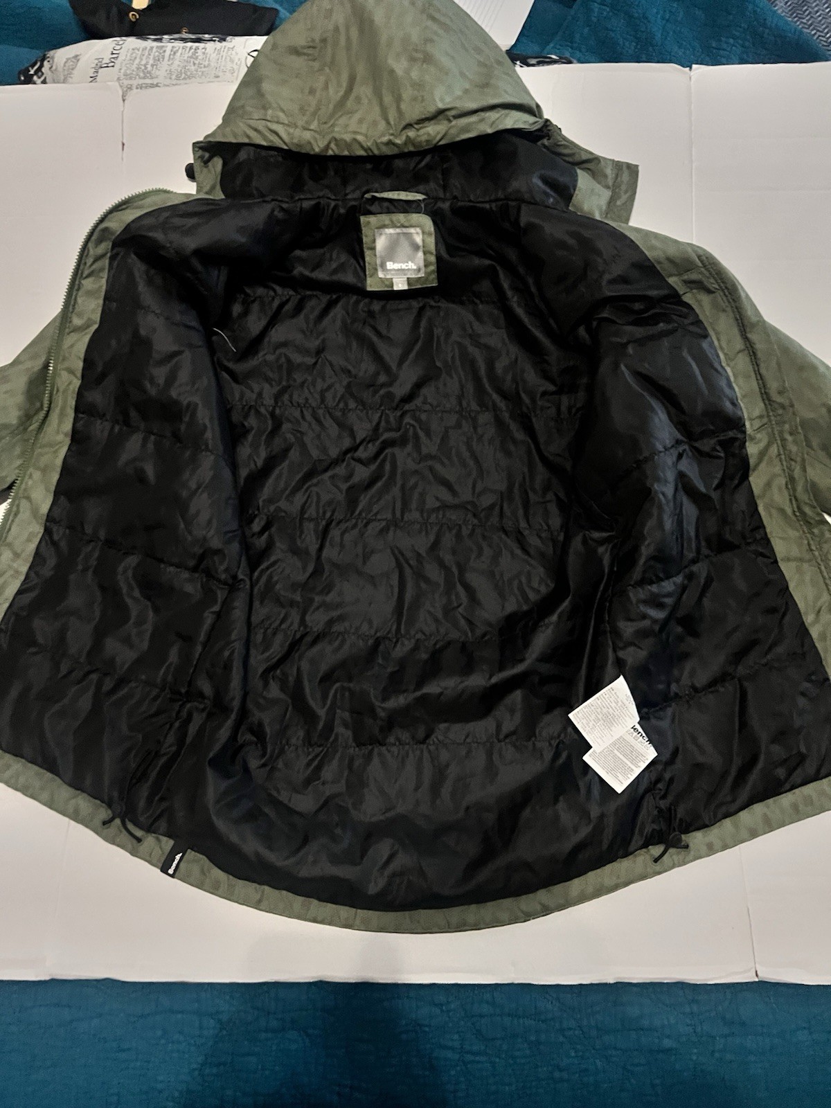 Womens BENCH  green Jacket small  multiple pocket… - image 4