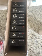 Peet's Dark Roast Espresso Capsules Variety Nespresso Original Intensity* NIB