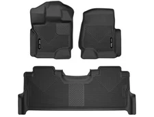 Husky X-Act Contour Mat Fits 17-25 F250-F450 Crew w/Carpet/Stg Front/2nd 3pc Blk