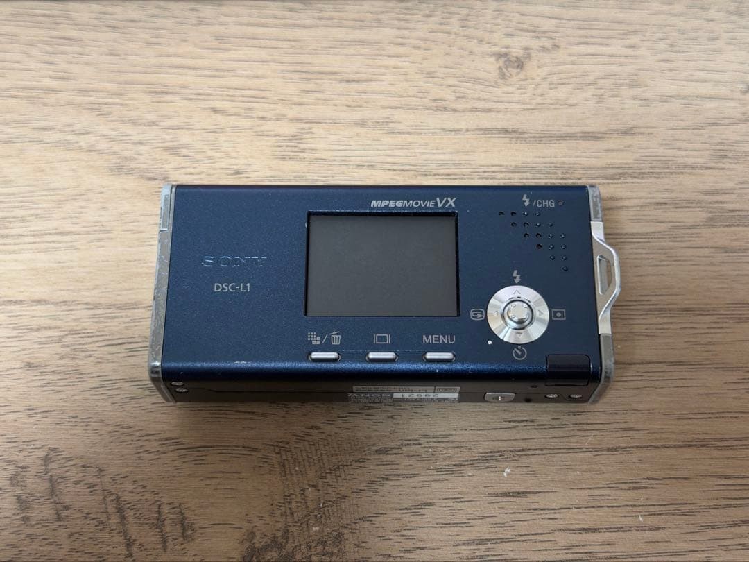 Sony Cyber-shot DSC-L1 Compact Digital Camera Blue Tested Full Set
