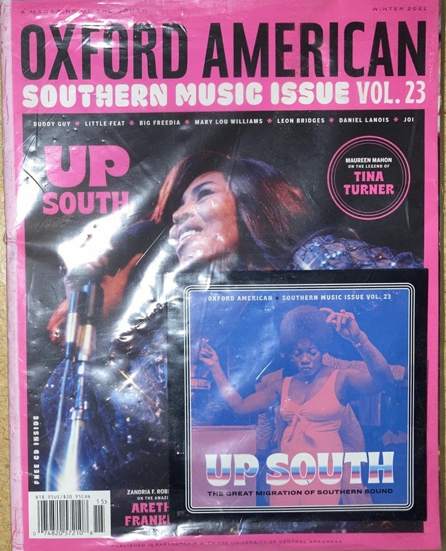 Oxford American, Southern Music,  Vol 23, Tina Turner Cover, with CD, 2021, New