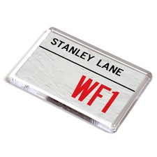 FRIDGE MAGNET - Stanley Lane WF1 - UK Postcode