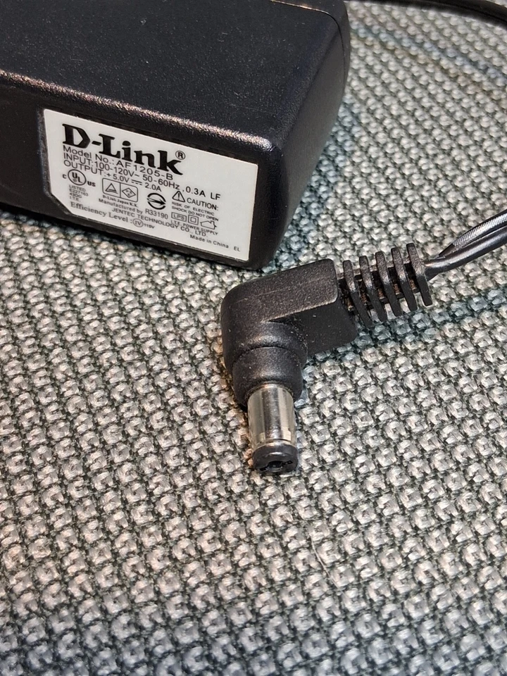 D-Link AF1205-B AC/DC Wall Power Supply Adapter 5V 2A OEM Genuine - Image 3 of 4