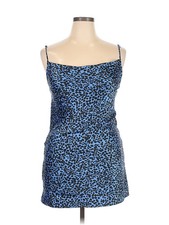 Flynn Skye Women Blue Cocktail Dress L