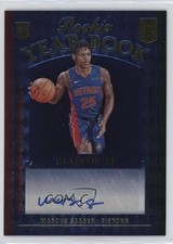 2023-24 Donruss Elite Red & Green International Marcus Sasser #RYB-SAS Auto 5y7