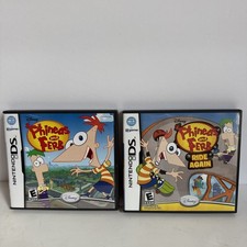 Nintendo DS Phineas and Ferb and Phineas and Ferb Ride Again Complete