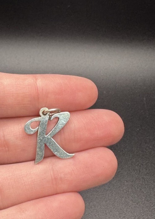 James Avery Script Initial Charm K - image 1