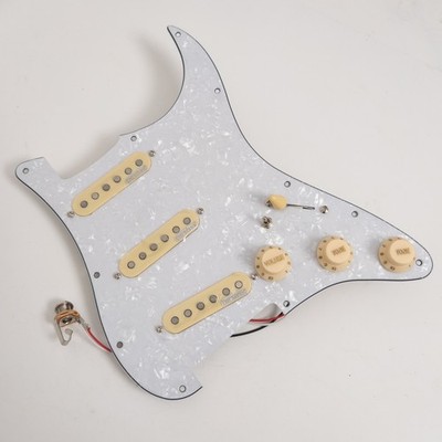 Guitar Prewired Loaded Pickguard Wilkinson Alnico 5 Single Coil Pickups For ST
