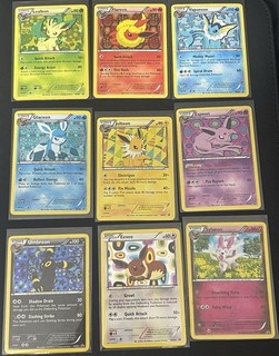 Pokémon Full Eeveelution Set Black & White Promo BW87 BW94 Holo XY Sylveon