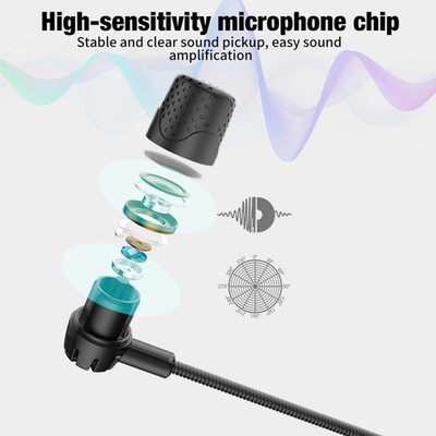 Drahtloses Headset-Mikrofon 2,4 G 160 Fuß Reichweite 20 Kanäle 510-590 MHz Ban