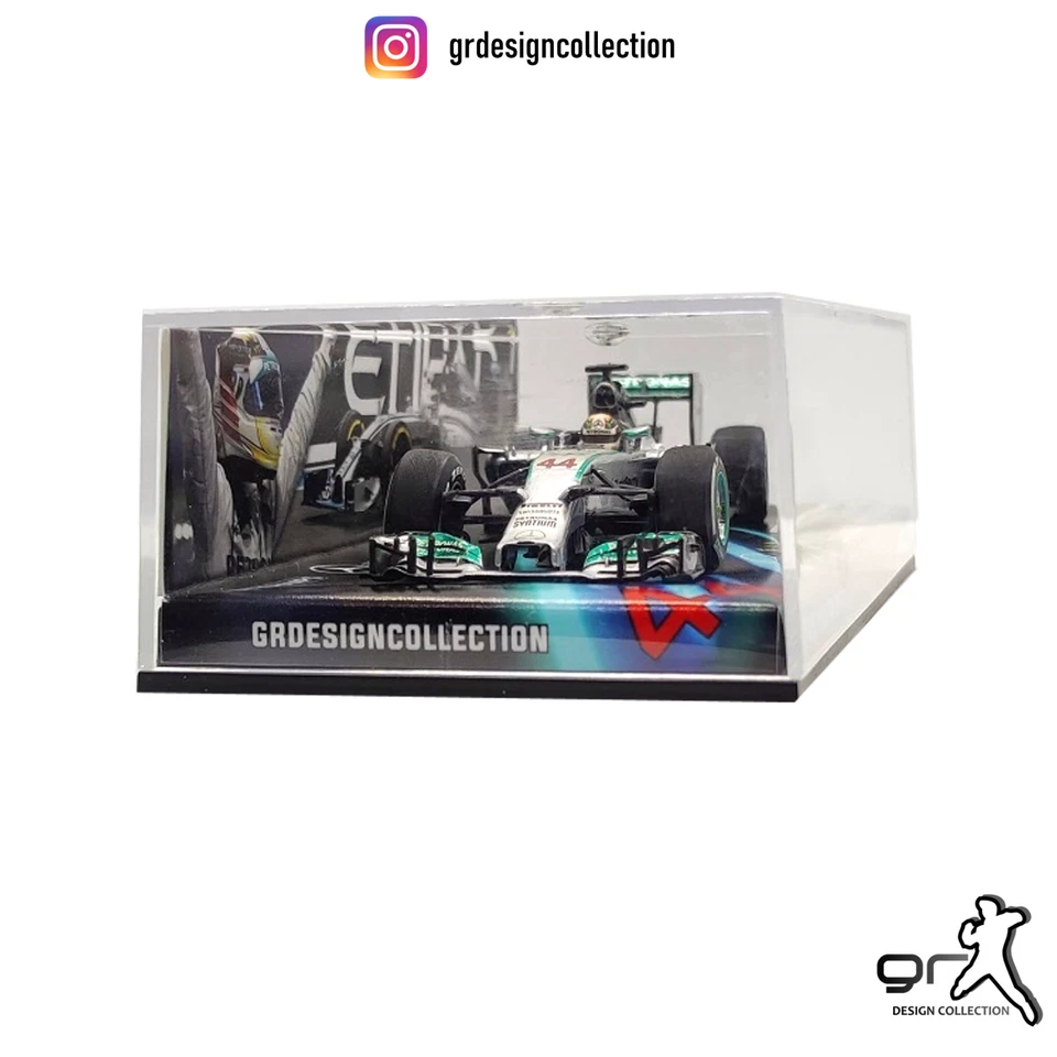 Lewis Hamilton - Mercedes W05 - F1 World Champion 2014 / Minichamps / 1:43 - Immagine 4 di 4