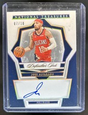 2024-25 Immaculate Jose Alvarado National Treasures Definitive Ink Gold Auto /10