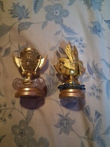 2015 Activision Skylanders Superchargers Golden Queen Sea & Sky Trophy Figures