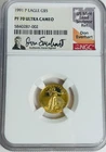 1991 American Gold Eagle 1/10 oz — photo from another recent sale