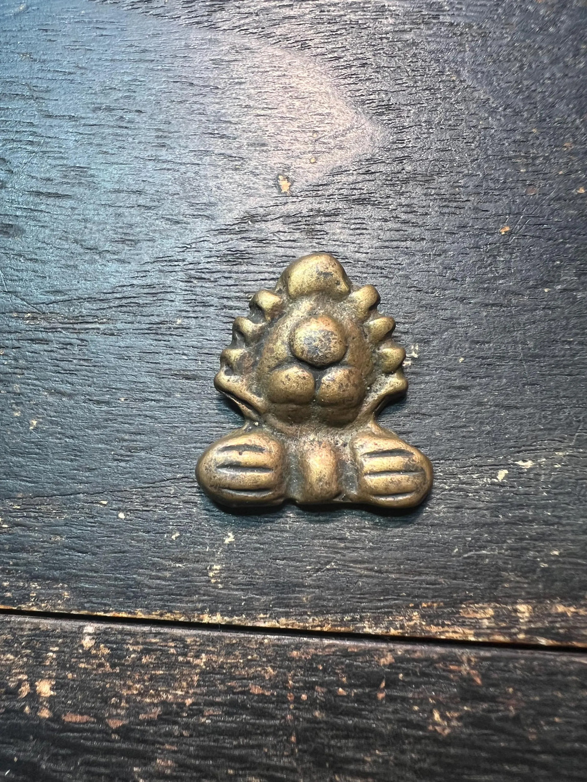 Tibetan Thokcha Amulet – Triratna Buddhist Pendant, Protective Talisman