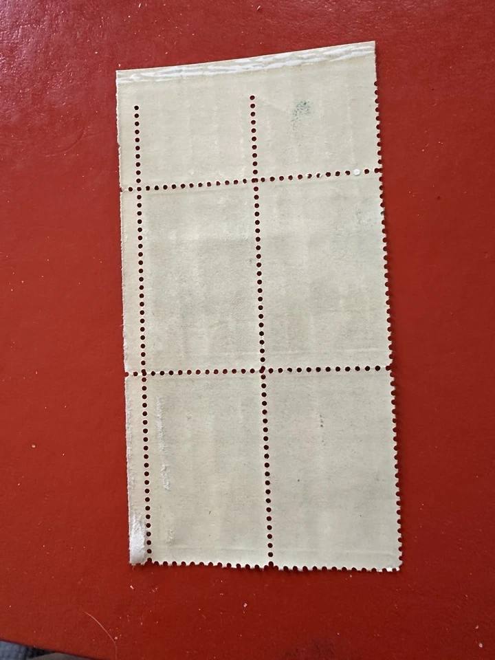 SIX MINT PLATE BLOCKS ~ (Gum Damaged)  Sc # 1113 ABRAHAM LINCOLN 1959 - Image 3 of 4