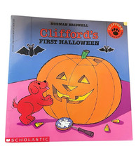 Clifford  s First Halloween Norman Bridwell 1995 1st Printing Scholastic 8x8
