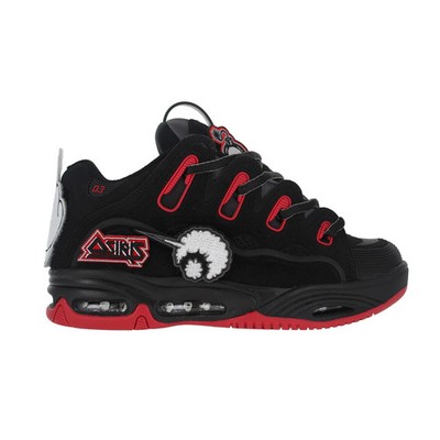 OSIRIS SCHUHE D3 2001 SCHWARZ ROT VELCRO  SNEAKER