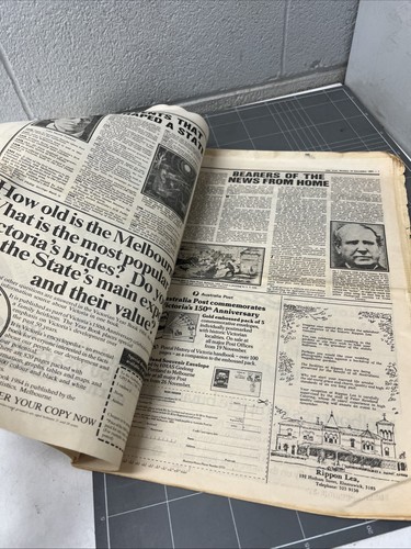 VINTAGE NEWSPAPER SUPPLEMENT THE AGE 1834 VICTORIA 1984 MELBOURNE ADVERT - Bild 5 von 15