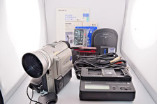 NEAR MINT Sony Handycam DCR-PC100 Mini DV Camcorder Japanese only Tested Works