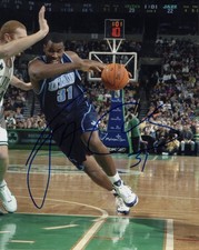 JARRON COLLINS SIGNED AUTOGRAPH 8X10 PHOTO - STANFORD STAR, UTAH JAZZ, JASON D