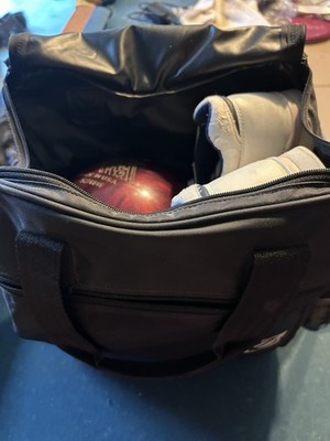 Brunswick Bowling Ball With Shoes And Bag