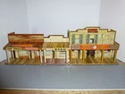 MARX ROY ROGERS MINERAL CITY PLAYSET TIN BUILDING - RUST FREE