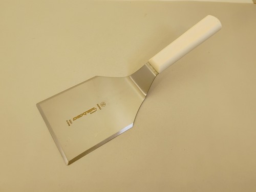Dexter USA P94858 White Handle Beveled 5x4 Burger Turner Flipper Factory 2nd