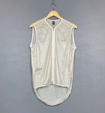 Assos Of Switzerland Velo Cycling Vest Gilet Bike Mens Size XL White Lightweight