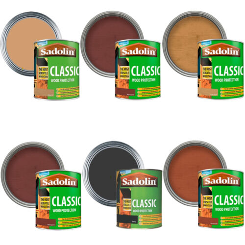 Sadolin klassischer Holzschutz mehrere Farben erhältlich Größe 1L & 2,5L - Bild 1 von 15