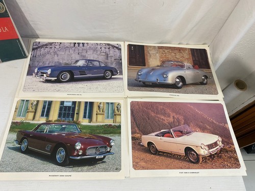 Raccolta stampe Vintage-il tempo-le auto che hanno fatto la storia 16 pz 35-25 - Picture 2 of 6
