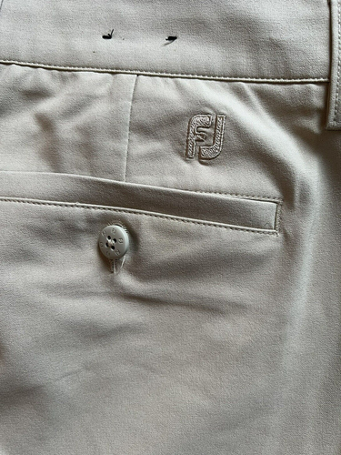 FJ FootJoy Men's Khaki Tan Golf Pants Sz W38/L30 Stretchy Pockets EUC - Picture 6 of 6