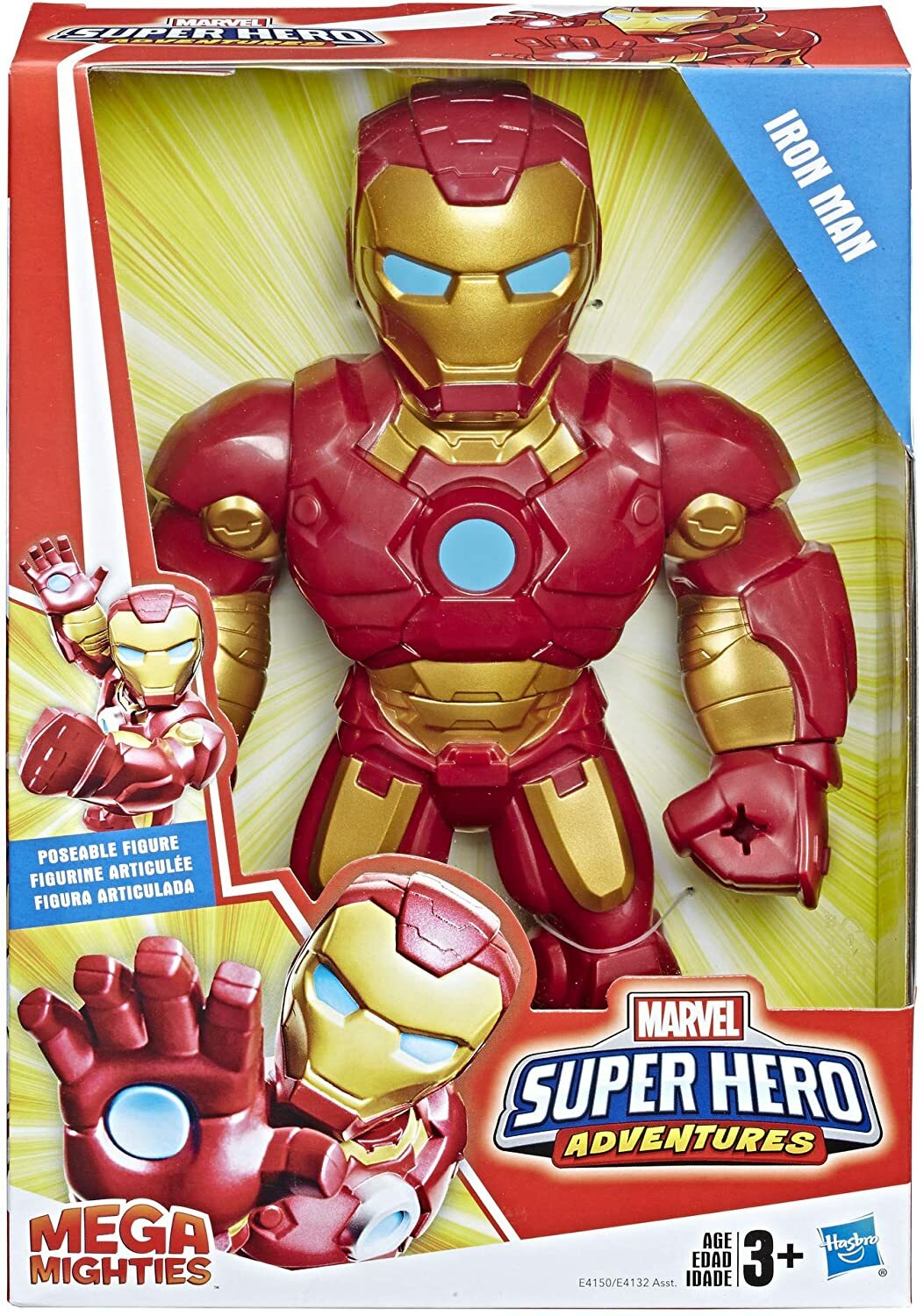 MARVEL SUPER HERO ADVENTURES MEGA MIGHTIES IRON MAN 10"