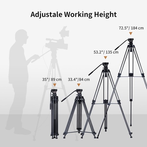 Cayer BV30L 72 inch Tripod System with carry case - Picture 8 of 11