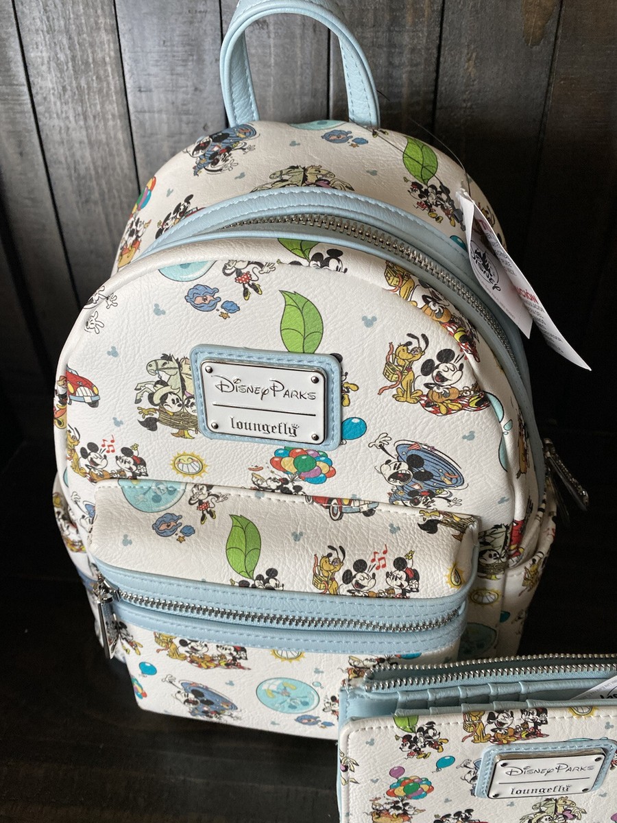 Disney Parks Mickey Minnie Runaway Railway Loungefly Wallet
