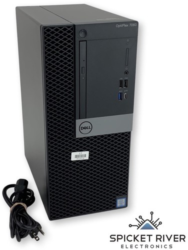 Dell OptiPlex 7060 MT 3GHz 6-Core i5-8500 256GB SSD + 1TB HDD 16GB RAM Win11Pro
