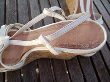 Used Wedges Riemchen Sandalen High Heels Sling Pumps getragen Sammler Liebhaber