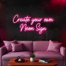Custom LED Neon Light Signs Personalized Wall Decor for Home,Business,Bar&Events