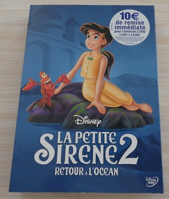 DVD WALT DISNEY KLASSIKER DIE KLEINE MEERJUNGFRAU 2 NR. 56 GELBE RAUTE SCHEIBE